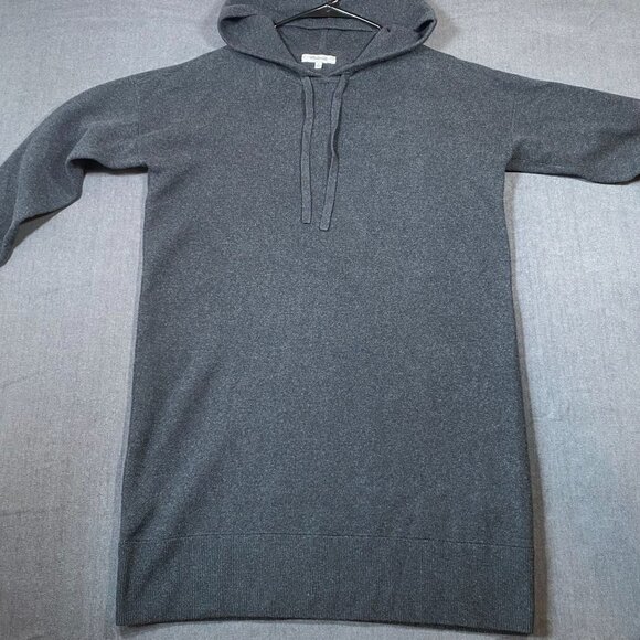 Madewell Womens Gray Hooded Sweater Dress Size S Cotton Blend - Picture 1 of 10